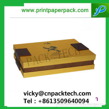 Luxurious Embossing Hot Foil Satin Lined Jewelry Packaging Box Watch Box Wine Box